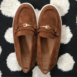 Coach Corey Calf suede shoes 6M New with box